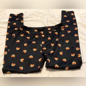 SERRA Women’s Size Large Black Leggings Polyester Elastic Waistband Mid-Rise